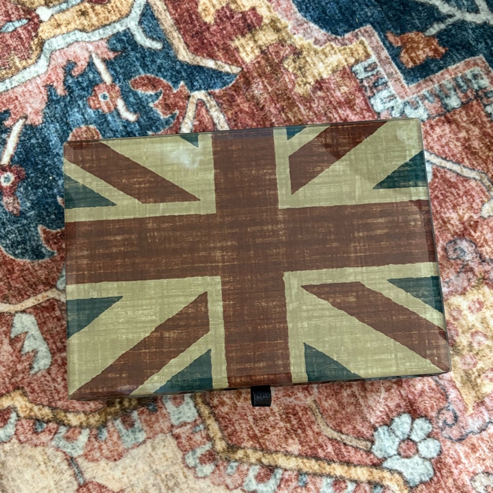 Union Jack watch/ jewellery box
